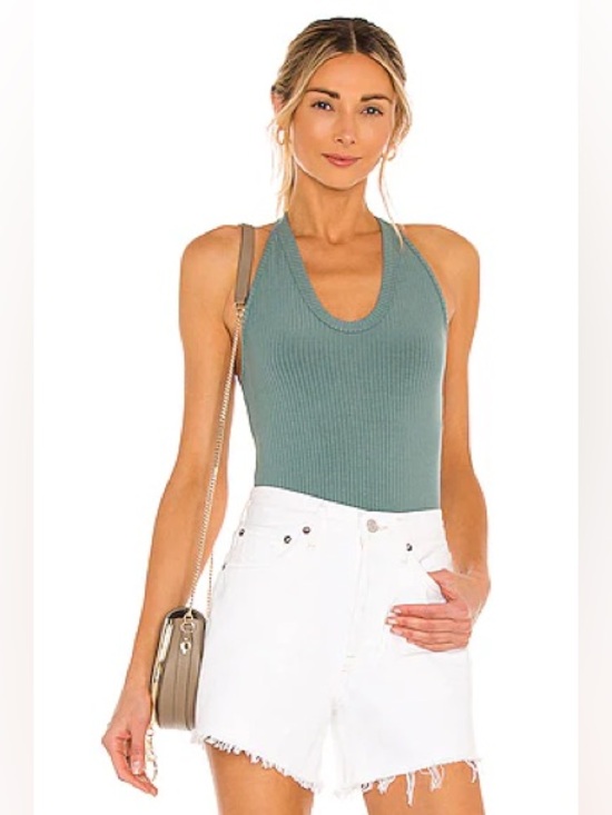 Free People Tops - Free People Speed Dial Bodysuit in Sea Breeze